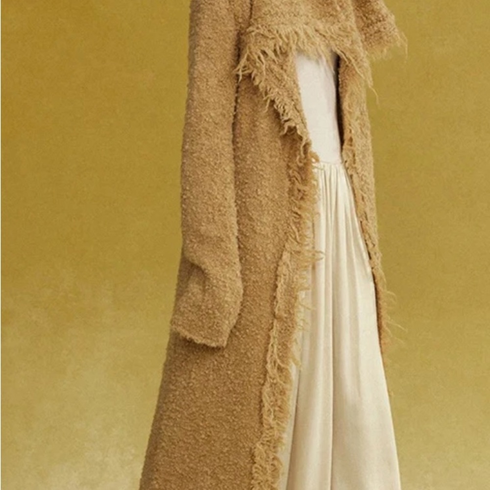 Elegant Tan Women's Cardigan